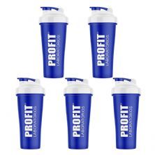 Kit 5X Coqueteleira - 700ml Azul - Profit Labs