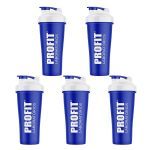 Kit 5X Coqueteleira - 700ml Azul - Profit Labs