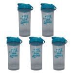 Kit 5X Coqueteleira B�sic - 600ml - Equaliv
