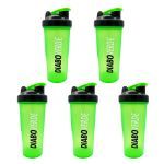 Kit 5X Coqueteleira com Blender Diabo Verde - 600ml Verde - FTW