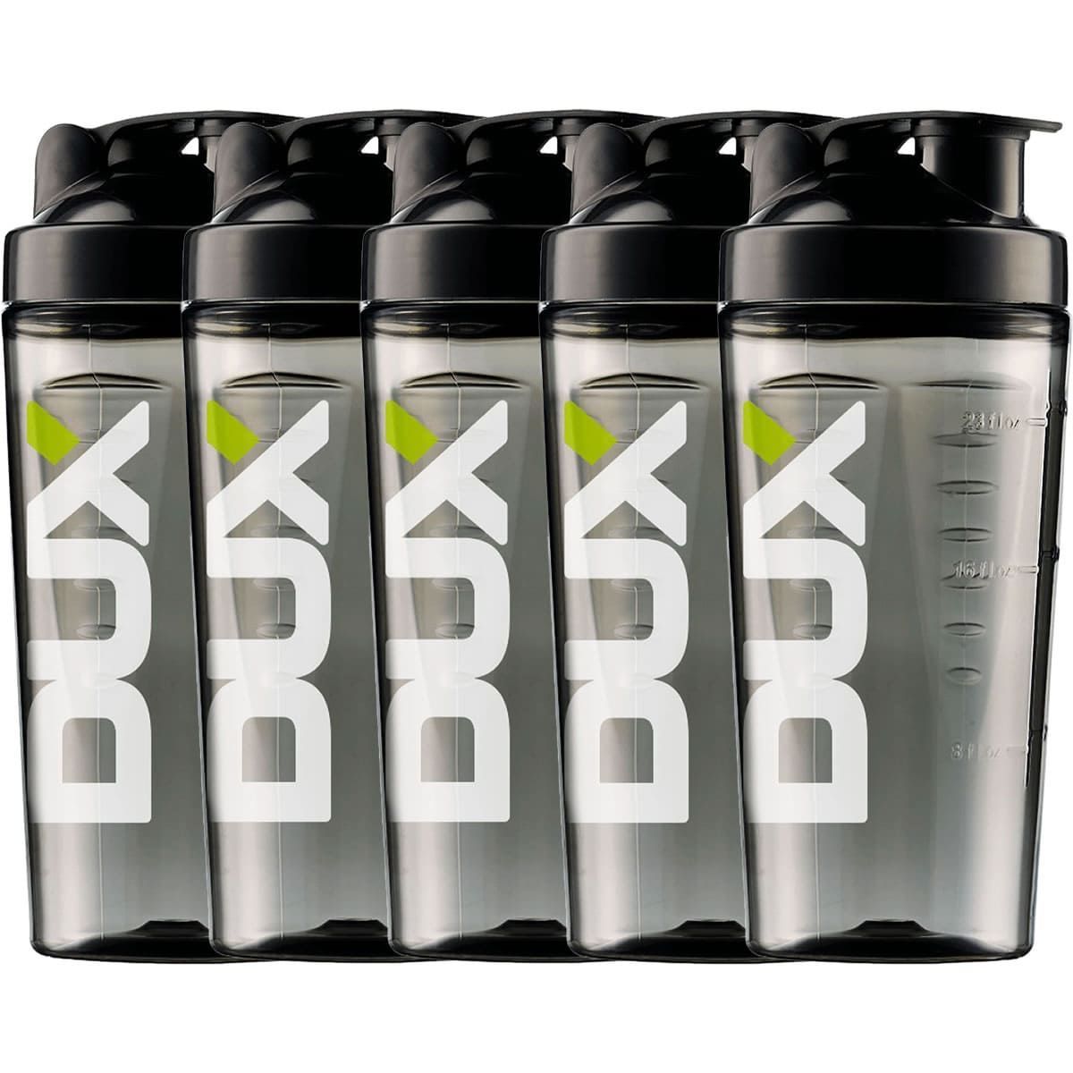 Kit 5X Coqueteleira Dux - 800ml Fum� - Dux Nutrition
