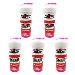 Kit 5X Coqueteleira Foguete N�o Tem R� - 700ml Bubble Gum - FTW