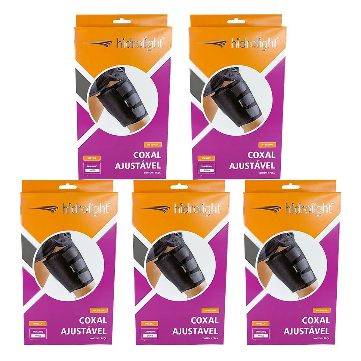 Kit 5X Coxal Ajust�vel - Tamanho �nico - Hidrolight