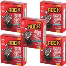 Kit 5X Cracker Monster Com Pasta De Amendoim - 55g Belga Coconut - Rock Peanut
