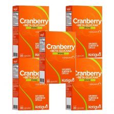 Kit 5X Cranberry + Beta-Glucana - 30 C�psulas - Katigu�