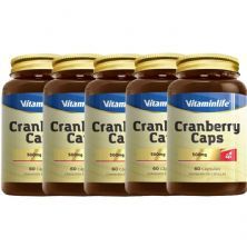 Kit 5X Cranberry Caps - 60 C�psulas - Vitaminlife