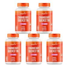 Kit 5X Cranberry Quercetin - 60 Comprimidos - Bigens