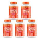 Kit 5X Cranberry Quercetin - 60 Comprimidos - Bigens