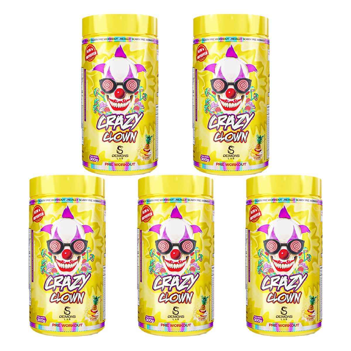 Kit 5X Crazy Clown - 300g Yellow Blood - Demons Lab