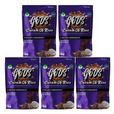 Kit 5X Cream of Rice - 1000g Refil Chocolate com Coco - Canibal	