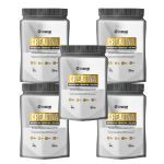 Kit 5X Creatina 100% Pura - 150g Refil Natural -  Inove Nutrition