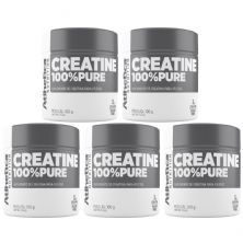 Kit 5X Creatina 100% Pure Pro Series - 100g Natural - Atlhetica Nutrition