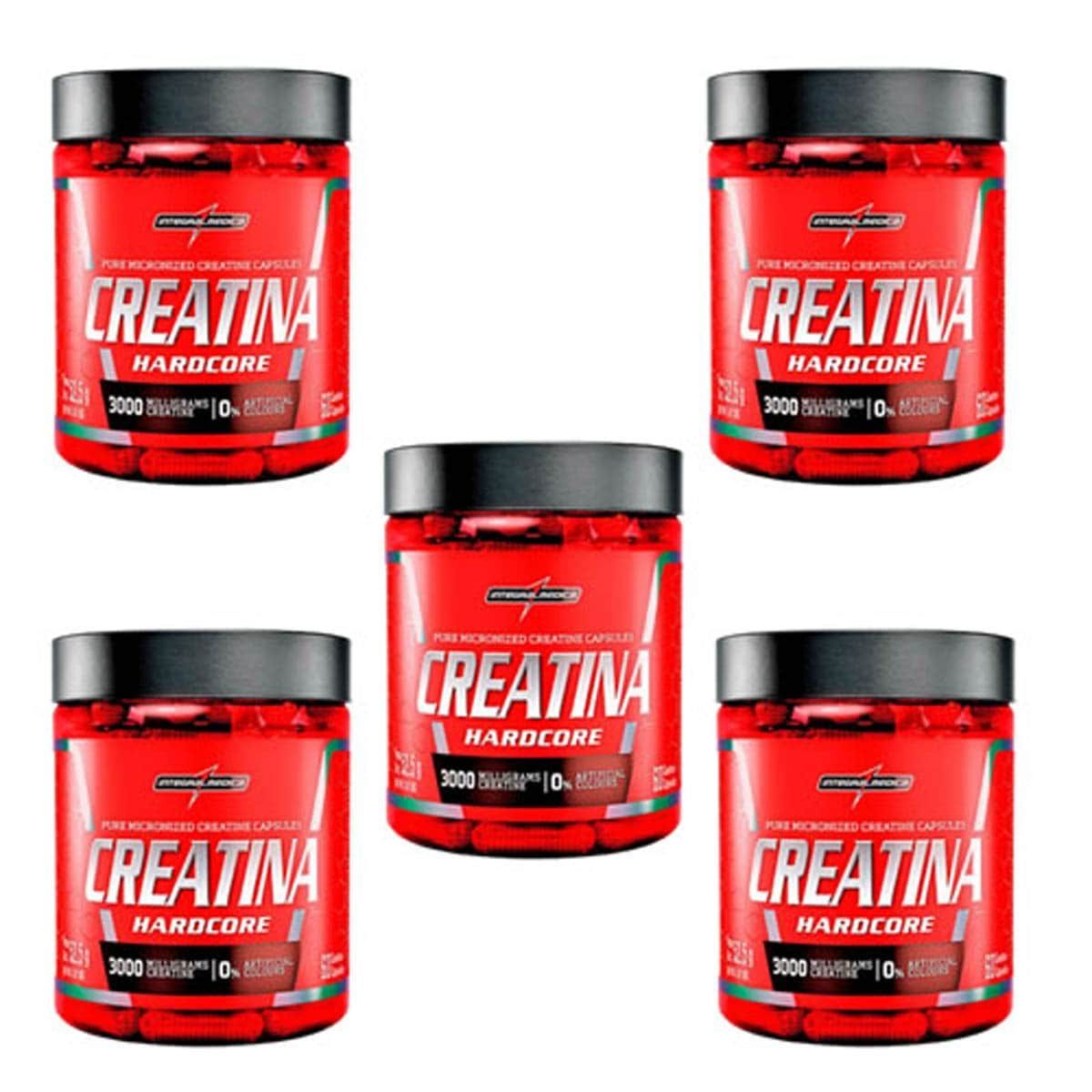 Kit 5X Creatina - 60 C�psulas - IntegralM�dica