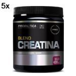 Kit 5X Creatina Blend - 420g Aca� com Guarana - Probiotica