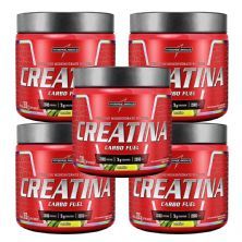 Kit 5X Creatina Carbo Fuel- 300g Lim�o- IntegralM�dica
