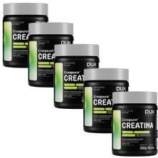 Kit 5X Creatina  Creapure  - 300g Sabor Natural - Dux Nutrition