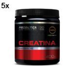 Kit 5X Creatina Creapure  Monohidratada Pura - 400g - Probi�tica