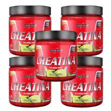 Kit 5X Creatina Hardcore - 350g Lim�o - Integral M�dica
