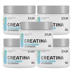 Kit 5X Creatina Monohidratada - 100g Sem Sabor - Dux Nutrition	