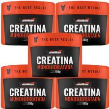 Kit 5X Creatina Monohidratada - 150g - New Millen