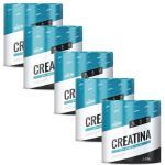Kit 5X Creatina Monohidratada - 300g Natural - Shark Pro