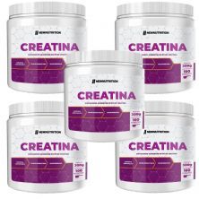 Kit 5X Creatina Monohidratada Micronizada -  300g Neutro - NewNutrition