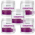 Kit 5X Creatina Monohidratada Micronizada -  300g Neutro - NewNutrition