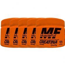 Kit 5X Creatina Quality Price - 100g Natural - MuscleFull