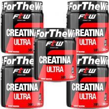 Kit 5X Creatina Ultra - 300g Neutro - FTW