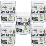 Kit 5X Creatina Up Monohidratada Vegano - 100g Natural - Nutrata