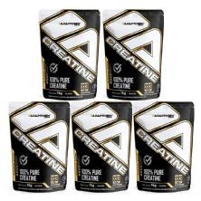 Kit 5X Creatine 100% Pure - 1kg Refil - Adaptogen