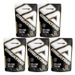 Kit 5X Creatine 100% Pure - 1kg Refil - Adaptogen