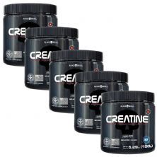 Kit 5X Creatine - 150g Sem Sabor - Black Skull
