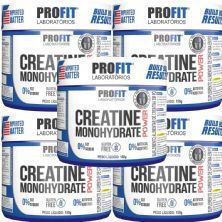 Kit 5X Creatine Monohydrate Power - 150g Sem Sabor - Profit