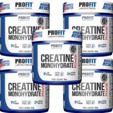 Kit 5X Creatine Monohydrate Power - 300g Sem Sabor - Profit