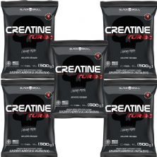 Kit 5X Creatine Turbo - 500g Refil Sem Sabor - BlackSkull