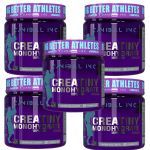 Kit 5X Creatiny Monohydrate - 300g Sem Sabor - Canibal