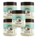 Kit 5X Creme Cocada Zero Leite - 450g Coco - Nutr�ssima