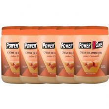 Kit 5X Creme de Amendoim - 500g Caramelo - Power One