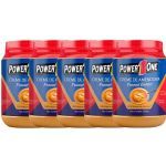 Kit 5X Creme de Amendoim - 500g Peanut Butter - Power One