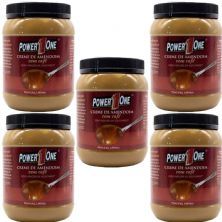 Kit 5X Creme de Amendoim com Caf� - 1005g - Power One