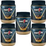 Kit 5X Creme de Amendoim com Peda�os de Chocolate - 1005g - Power One