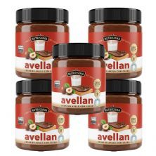 Kit 5X Creme de Avel� Com Cacau - 450g - Nutr�ssima
