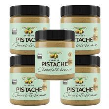 Kit 5X Creme de Pistache Com Chocolate Branco - 450g - Nutr�ssima
