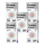 Kit 5X Cromo Picolinato - 30 C�psulas - Katigu�