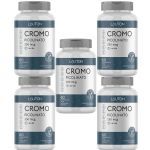 Kit 5X Cromo Picolinato - 60 Comprimidos - Lauton Nutrition