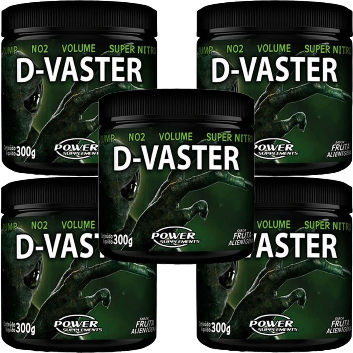 Kit 5X D-Vaster - 300g Fruta Alienigena - Power Suplements