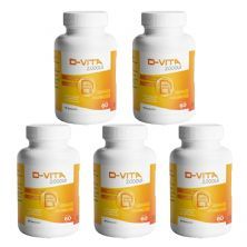 Kit 5X D-vita - 60 C�psulas - Herbamed