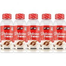 Kit 5X Delicious 3 Whey - 40g Arroz Doce - FTW