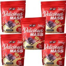 Kit 5X Delicious Mass - 3000g Refil Banana com A�a� e Leite Condensado - FTW